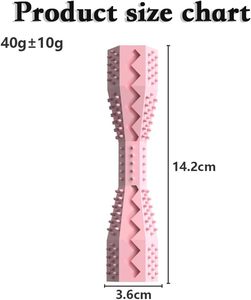 Jouet à mâcher pour chien indestructible en TPR écologique et durable avec saveur de bœuf, taille moyenne - Product Image 2