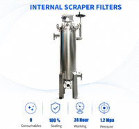Nuevo Filtro de Limpieza Automática Bofan de Gran Caudal 40m con Carcasa y Capacidad de 20000L/H para Pulpa de Papel