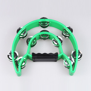 Campanas de Mano de Plástico Duradero y Coloridas, con Doble Hilera de Campanas Metálicas, para Educación Musical Infantil, Venta al Por Mayor - Product Image 3
