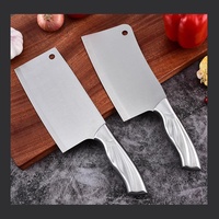 Prêt à expédier : Ensemble de 6 couteaux de cuisine faits main, forgés sur mesure, pour usage domestique, coffret cadeau, faible MOQ, ensembles de couteaux de chef tranchants pour couper les os