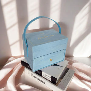 Çift katmanlı kadife hediye kutusu, zarif tasarım düğün iyilik için hassas bir seçim, yıldönümleri, ve özel günler - Product Image 4