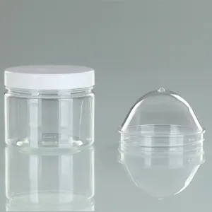 Factory Wholesale Transparent Plastic Preform Jar 250ml 500ml PET Bottle Empty For Neck Size 63mm-83mm Usage