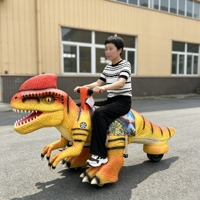 Équipement de parc d'attractions : Manège dinosaure, Trottinette électrique torsadée, Équipement animatronique de dessin animé personnalisé pour enfants