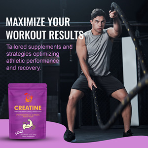 Poudre de créatine OEM ODM avec créatine monohydrate et acides aminés pour la croissance musculaire, le renforcement et la nutrition sportive - Product Image 3