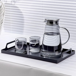 Jarra <span class=keywords><strong>de</strong></span> Vidrio Borosilicato Personalizada al por Mayor <span class=keywords><strong>de</strong></span> Fábrica con Tapa Infusora y Asa, Hervidor <span class=keywords><strong>de</strong></span> Alta Calidad para Uso Doméstico y en Restaurantes - Product Image 3