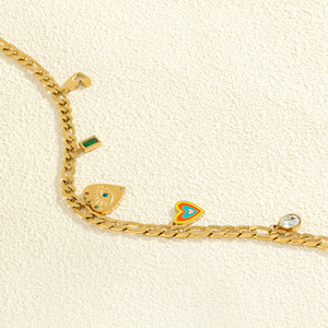 Ngày của Mẹ Quà Tặng Thời Trang Đồ Trang Sức Mùa Hè Biển Bãi Biển Thép Không Gỉ Seashell Chữ Thập Mặt Trời Thiên Thần Rùa Mặt Dây Chuyền Dây Chuyền Cho Phụ Nữ - Product Image 5