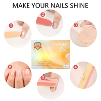Cire à polir écologique en plastique pour ongles, kit professionnel d'outils de manucure japonais avec lime
