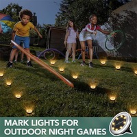 Mini lampes solaires étanches IP65 pour allées extérieures, 8 LED, éclairage solaire au sol, marche/arrêt automatique pour allée, jardin, pelouse