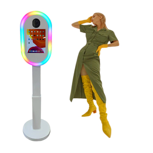 Photomaton portable sur pied pour appareil photo reflex numérique, machine à selfies avec écran tactile, photomaton <span class=keywords><strong>pas</strong></span> <span class=keywords><strong>cher</strong></span> avec caméra iPad pour <span class=keywords><strong>location</strong></span> <span class=keywords><strong>de</strong></span> mariage - Product Image 1