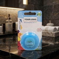 Fil dentaire Janix YX-006 50m résistant à la déchirure, glisse en douceur, saveur menthe, en nylon/PTFE pour espaces interdentaires