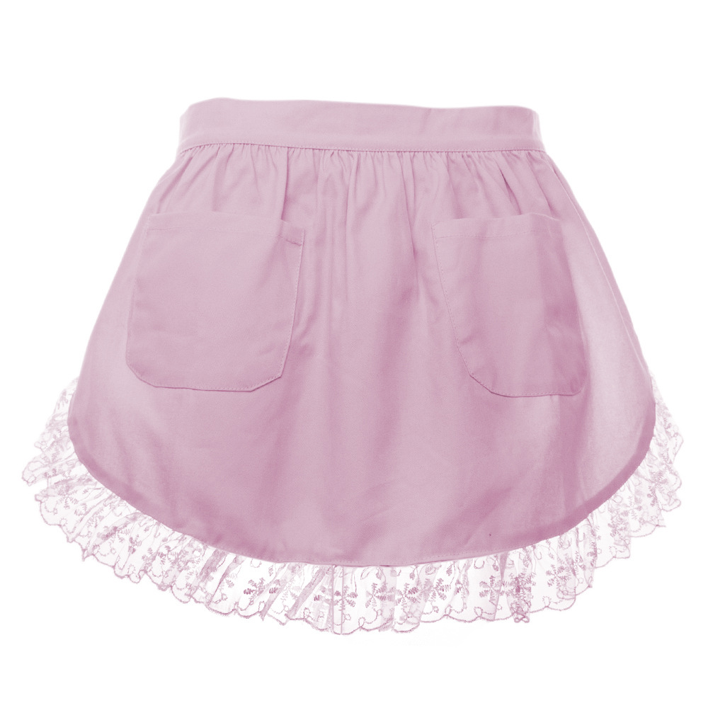 Pink lace trim