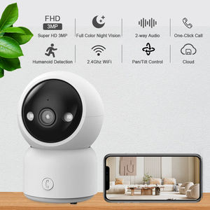 فريد بنقرة واحدة مكالمة مرنة جبل كاميرا لمراقبة الأطفال كامل اللون ليلة كشف الحركة الليلية داخلي مراقبة الطفل كاميرا متحركة - Product Image 2