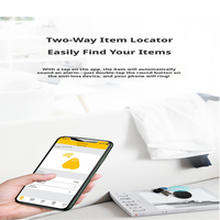 Traceur intelligent Bluetooth anti-perte pour animaux de compagnie, localisateur de clés pour chat et chien, alarme bidirectionnelle, boîte de couleur, porte-clés, manuel