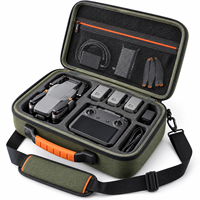 Étui de transport pour drone en EVA personnalisé, coque rigide avec insert en mousse réglable, séparateurs amovibles, bandoulière, OEM ODM
