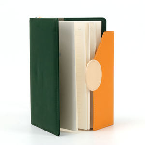 Klassiek, eenvoudig notitieboekje met lederen bladwijzer voor schrijven, cadeaus en persoonlijk gebruik - Product Image 1