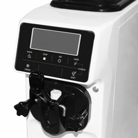 Nieuwe compacte machine voor fruit-ijs, geschikt voor commercieel en thuisgebruik - multifunctioneel voor cafés en kleine keukens