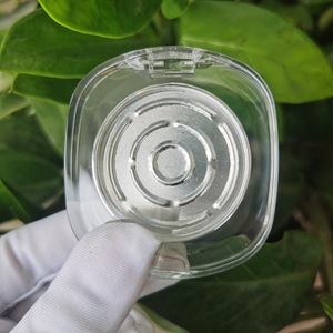 Rỗng rõ ràng nhựa mỹ phẩm Blush highlight Palette trang điểm bao bì vuông ép bột nhỏ gọn rắn hương thơm dán trường hợp - Product Image 5