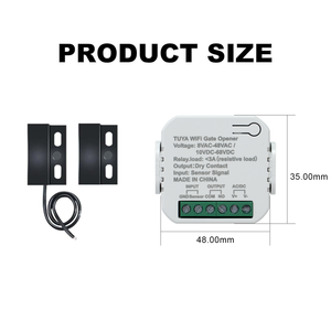 <span class=keywords><strong>Module</strong></span> Récepteur Intelligent YET479WTR-DC 1 Relais pour <span class=keywords><strong>Volet</strong></span> <span class=keywords><strong>Roulant</strong></span>, Contrôleur de Câblage Magnétique de Porte, Compatible Smartlife Tuya APP <span class=keywords><strong>WIFI</strong></span> - Product Image 2