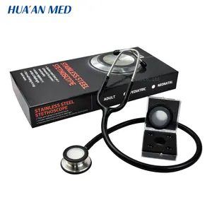 HUAAN clássico III Lit tmann médicos profissional duplo cabeça estetoscópio com diafragma Dual-Ajustável e Castel