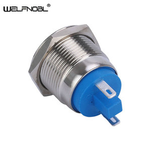 Welfnobl 5 Pins hàn thiết bị đầu cuối push <span class=keywords><strong>button</strong></span> chuyển 19mm Mini Power switch - Product Image 5