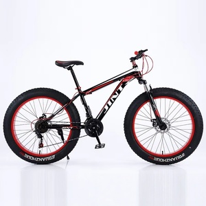 Bicicleta de Nieve Personalizada de Fábrica con Llantas Gruesas, Amortiguación, <span class=keywords><strong>Horquilla</strong></span> de Suspensión de 4.0 Pulgadas de Ancho, Frenos de Disco Dobles y Cuadro de Acero de Alto Carbono - Product Image 2