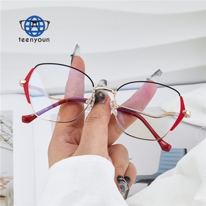 Teenyoun fabbrica all'ingrosso di moda Vintage occhiali ovali femminili di alta qualità per Computer occhiali da vista da uomo Custom <span class=keywords><strong>L</strong></span> - Product Image 2