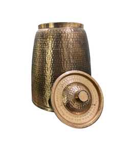 Pot de distributeur d'eau en cuivre de conception de luxe fini brillant 100% réservoir d'eau en cuivre pur grande capacité Portable conceptions personnalisées - Product Image 3