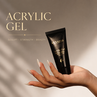 Gel Acrylique Polygel Professionnel Sans HEMA ni TPO pour Extension d'Ongles, Sans Pointe Chaude, Fourniture en Gros pour Salons ARNAILO 60ml