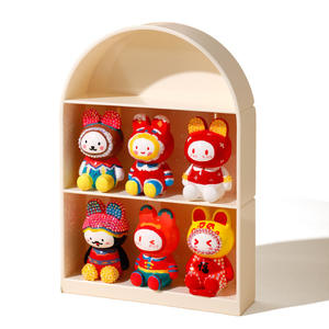 ตุ๊กตากระต่ายเสริมมงคลสำหรับเด็ก ชุดงานฝีมือ DIY ของเล่นสำหรับเด็กอายุ 6 ปีขึ้นไป ของขวัญปีใหม่ - Product Image 5