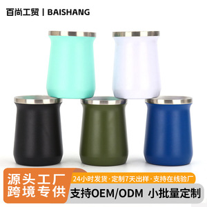Stainless Steel Tumbler 8oz Double Wall Vacuum Insulated Cup For Outdoor Travel Sports Office Use - Product Image 5