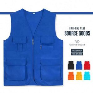 Chaleco Reversible para Hombre con Logotipo Personalizado, Múltiples Bolsillos, para Trabajo Voluntario al Aire Libre, Precio Económico de Fábrica, Ropa de Verano - Product Image 4