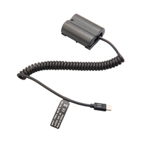 Adaptateur DC Type C EN-EL15 EP5B EP-5B avec câble à ressort pour Nikon V1 D7200 D7100 D7000 D810A D800E D850 D750 D610 D600