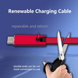 Nhanh chóng sạc sửa chữa & tái sử dụng cáp <span class=keywords><strong>USB</strong></span> tương thích điện thoại thông minh máy in máy tính máy quét mã vạch thân thiện với môi dây tái chế - Product Image 3