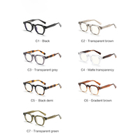 Montures de lunettes optiques, lunettes de vue pour myopie, anti-lumière bleue, pour ordinateur, classiques, carrées, à monture complète, imprimées