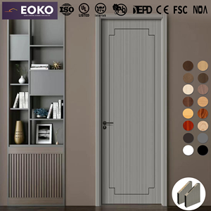 Porte intérieure en bois MDF moderne personnalisable EOKO pour les constructeurs, pour appartements, vente en gros - Product Image 2