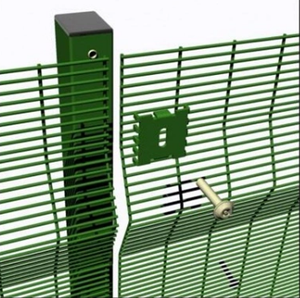 Malla de Acero Soldada Plana Estilo EE. UU., Valla de Seguridad Anti-Escalada con Acabado de Recubrimiento en Polvo, Diseño de Prisión 358 Ecológico - Product Image 4