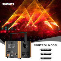 Shehds Vollfarbiger 12W RGB Animations-Laser DMX512 ILDA Bühnen-Laserprojektor für DJ Club Konzert Hochzeit Show