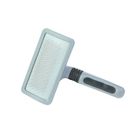 Pointe carrée personnalisée aiguille peigne en tissu épilation pour animaux de compagnie outil de beauté en plastique chien produit de nettoyage pour le toilettage