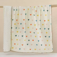 Nouveau modèle de bavoir pour bébé, respirant et chaud, doux, couverture de sieste apaisante pour bébé