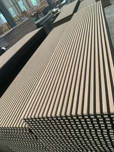 פוליאסטר סיבים חסינים בפני לוח קיר אקוסטי עבור משרד המלון עיצוב קיר - Product Image 2