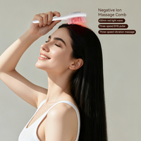 Masseur électrique portatif pour le cuir chevelu, lumière rouge, applicateur d'huile électrique pour cheveux, peigne pour la croissance des cheveux, brosse de soin des cheveux