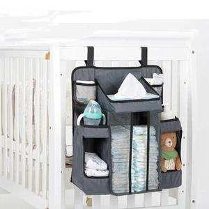 Organizador de pañales de poliéster para bebé, <span class=keywords><strong>mochila</strong></span> plegable portátil, carrito colgante, bolsa de almacenamiento para pañales con Material saludable - Product Image 6
