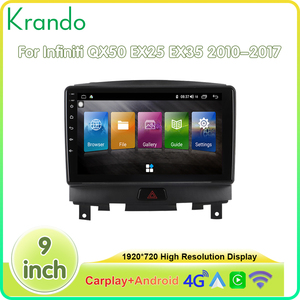 Krando 9 "Autoradio Navigatie Voor Infiniti Qx50 Ex25 Ex35 2010 -2017 Autoradio Multimediaspeler 4G Draadloze Carplay Navigatie - Product Image 3