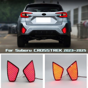 LED phía sau bội thu ánh sáng phản xạ cho Subaru crosstrek 2023 2024 <span class=keywords><strong>2025</strong></span> đuôi đèn 3 chức năng phanh sương mù đèn Auto Car body Kit - Product Image 2