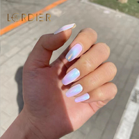 Poudre à ongles chromée Pigment pour ongles Aurora Mirror Frottant Dust Pigment Liquid Chrome Nails
