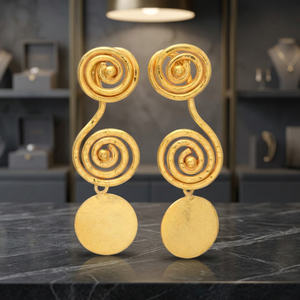 Boucles d'oreilles pendantes en perles faites à la main en acier inoxydable, style bohème, pour enfants - Product Image 2