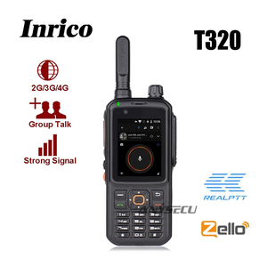 Radio portable <span class=keywords><strong>Inrico</strong></span> T320 4G LTE Android 7.0 GPS <span class=keywords><strong>PoC</strong></span>, interphone bidirectionnel mondial, compatible avec les plateformes Zello/Real PTT - Product Image 1
