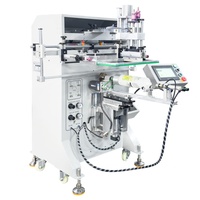 Máquina de Serigrafía Semiautomática para Botellas con Pantalla Táctil y Posicionamiento Automático de Cilindros - ¡Oferta!
