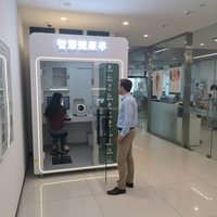 Kiosque de santé intelligent multifonctionnel de télémédecine IA Huasheng Medical pour auto-contrôle OEM HS-S560