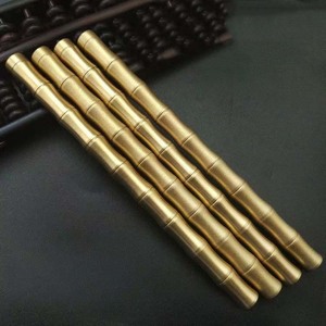 Bolígrafo de Punta Redonda al por Mayor, Nuevo Bolígrafo de Gel de Latón con Tinta de Gel, Bolígrafo de Cobre con Logotipo Grabado Personalizado para Regalos - Product Image 2